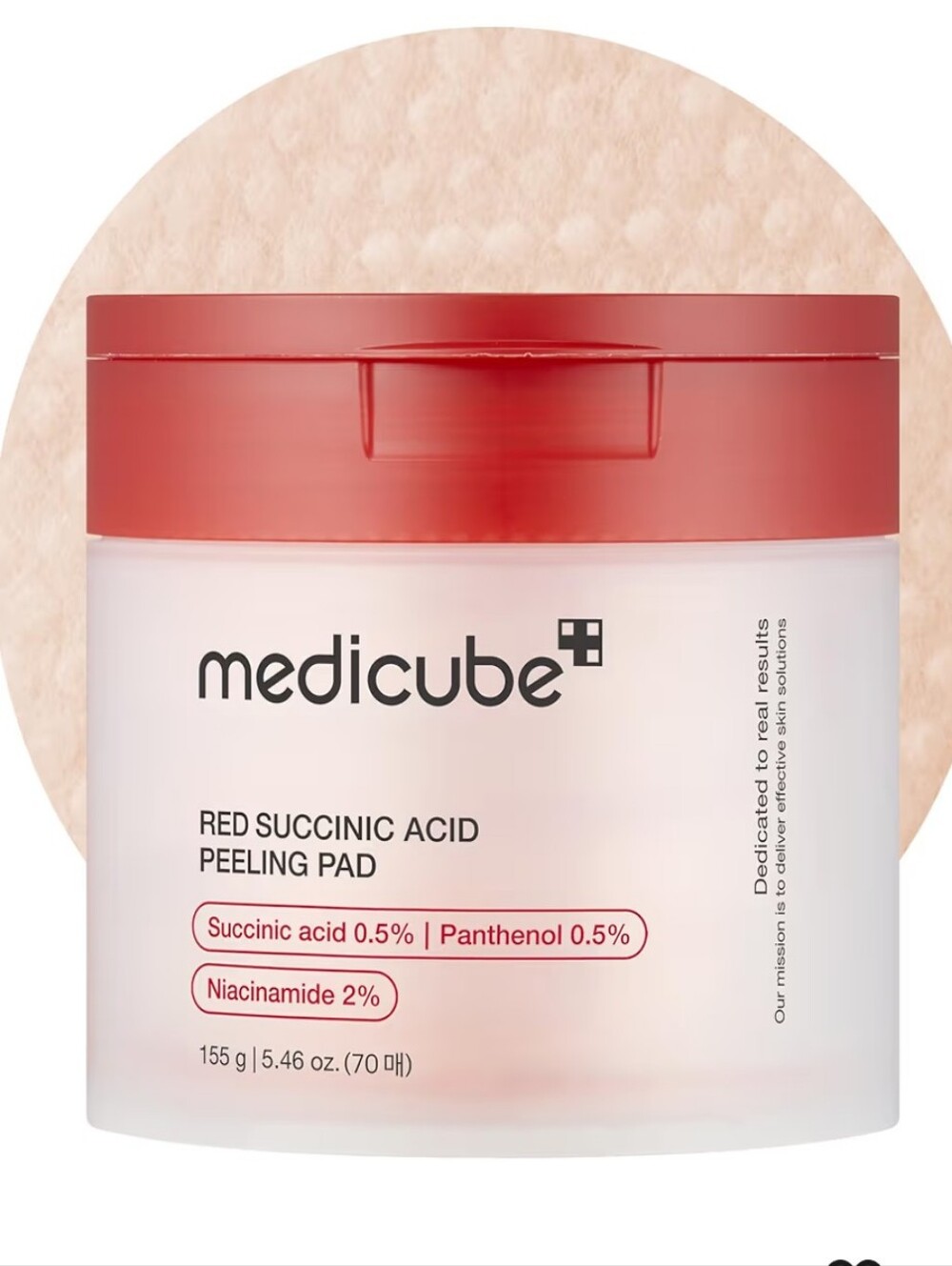 medicube Toner Pads Red Succinic Acid Panthenol Facial Peeling Pad
